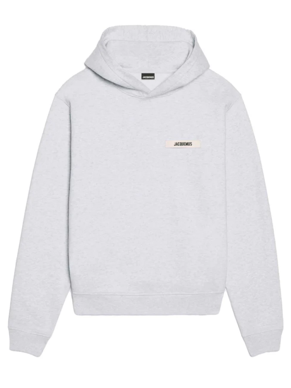 Jacquemus Gros Grain Logo Hoodie - Grey