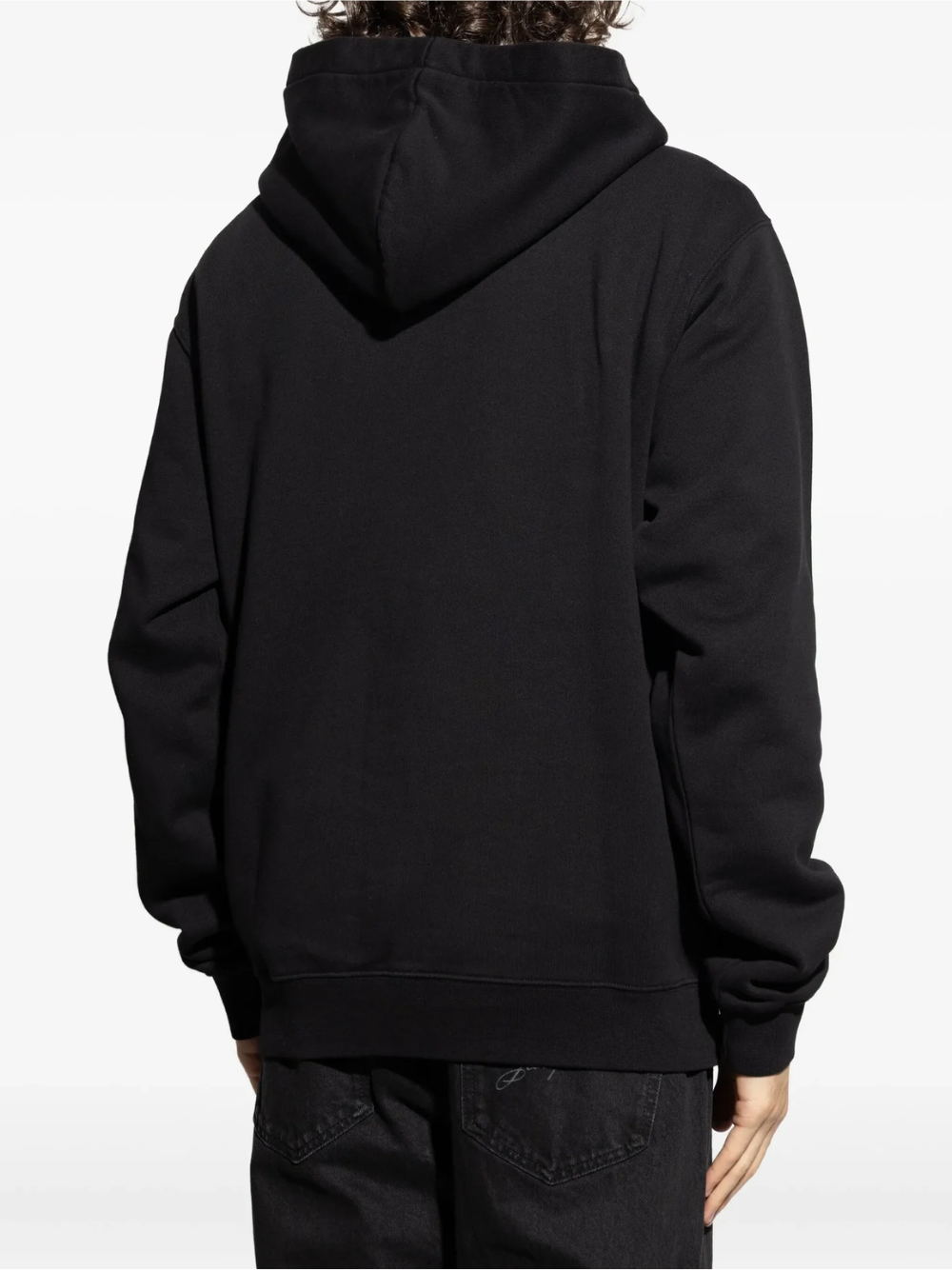 Jacquemus The Gros Grain Logo Hoodie - Black
