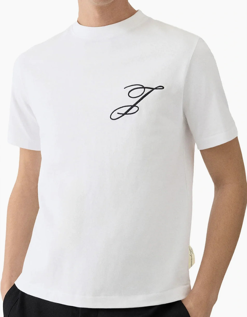Jacquemus 'J' Logo T-Shirt - White
