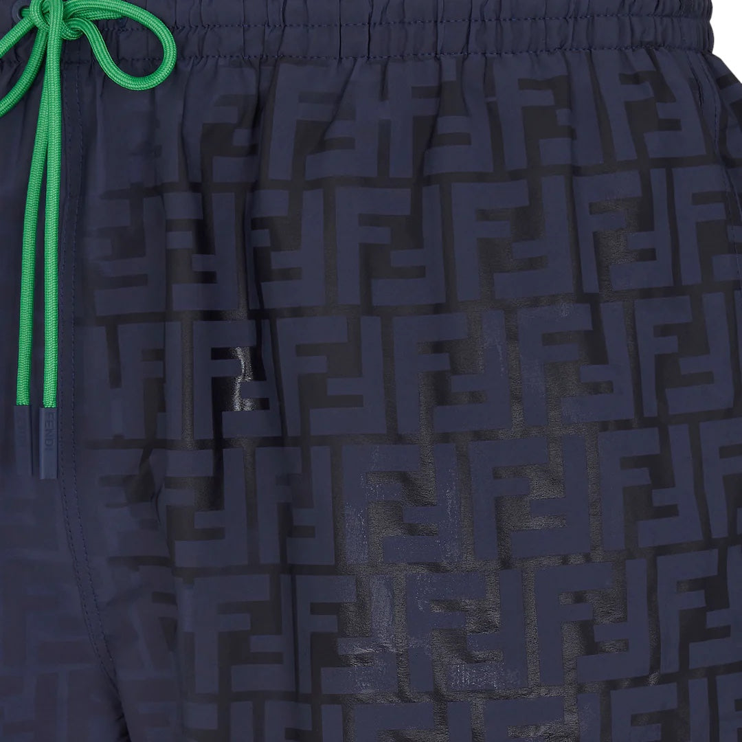 Fendi FF Water Reactive SwimShorts - Navy
