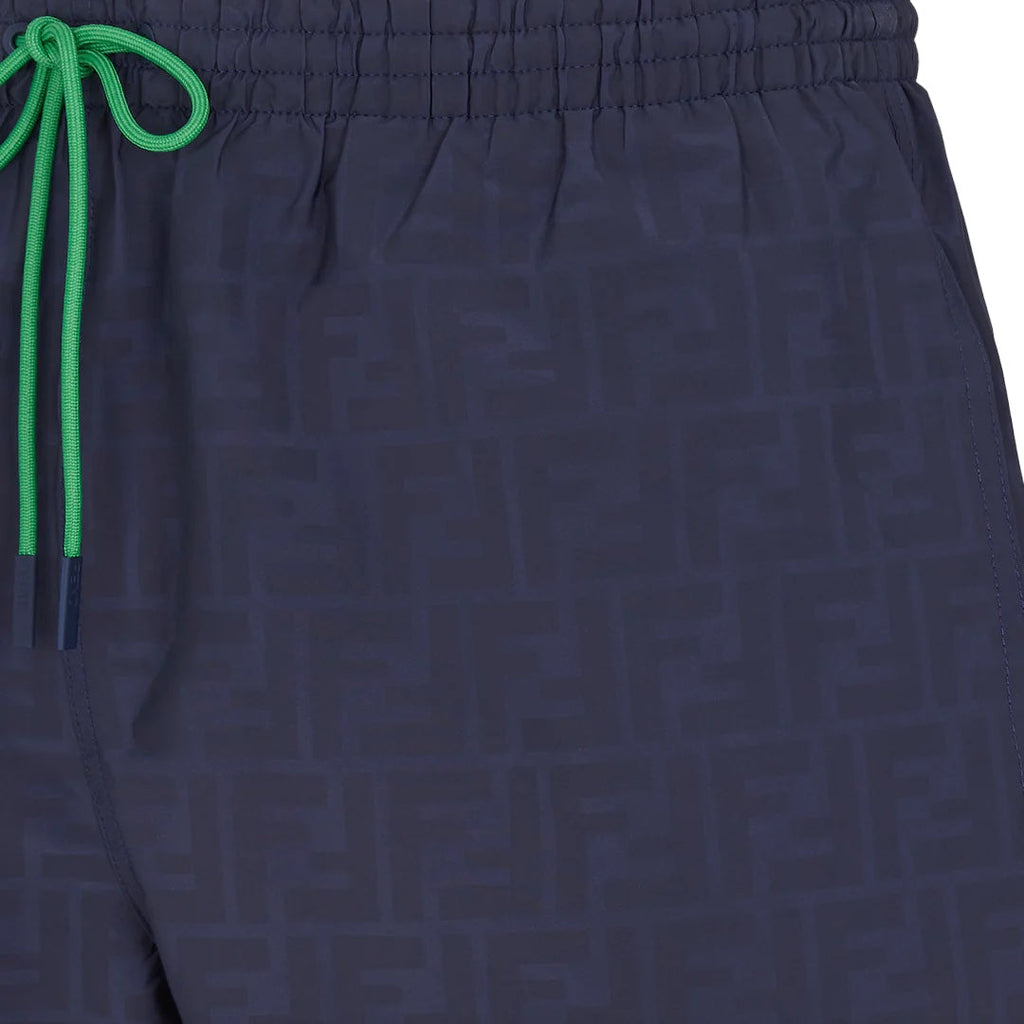Fendi FF Water Reactive SwimShorts - Navy