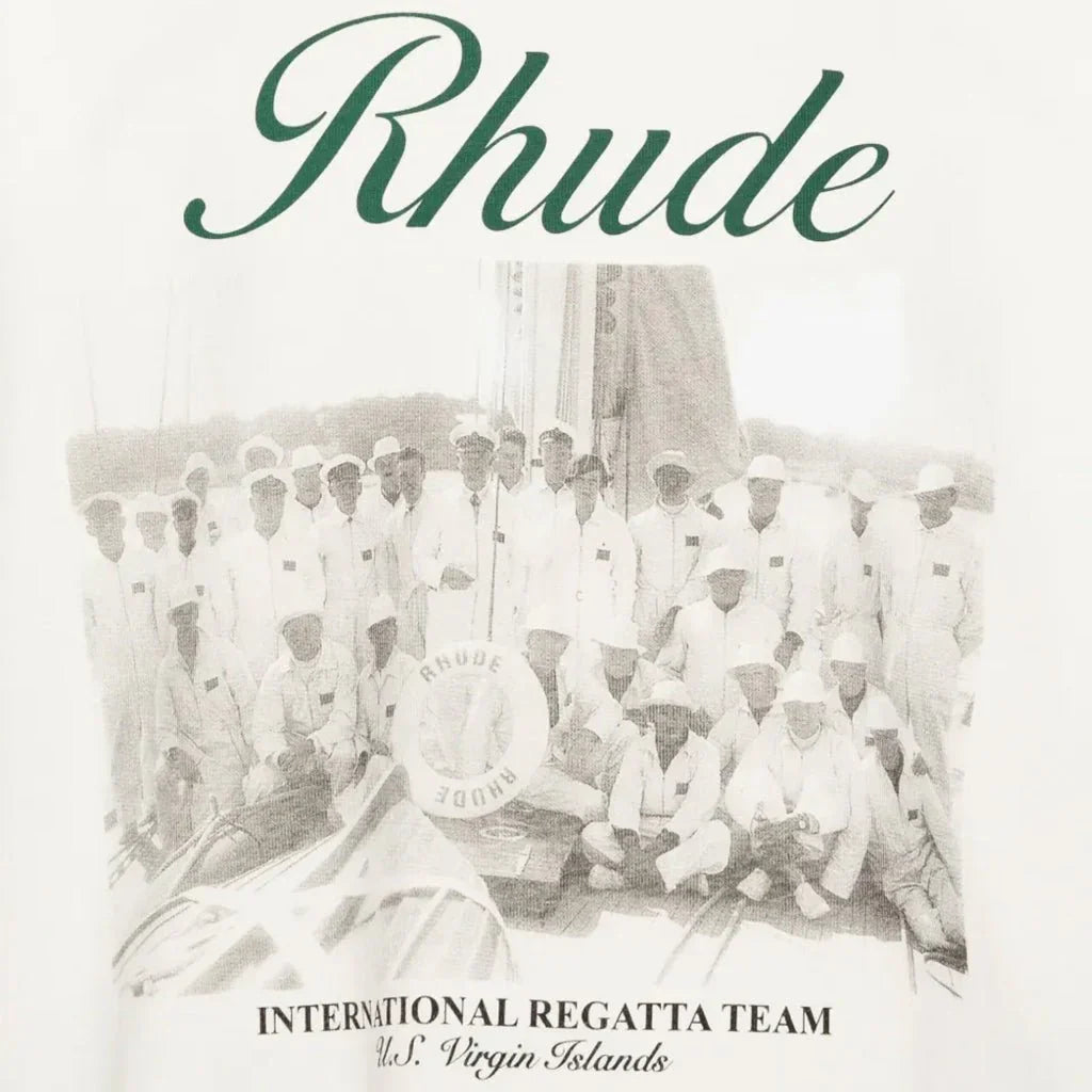 Rhude Virgin Islands Script Vintage T-Shirt - White