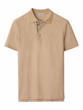 Burberry EKD Embroidered Cotton Polo - Camel