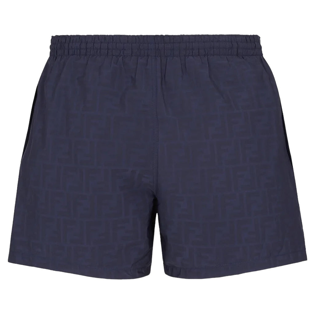 Fendi FF Water Reactive SwimShorts - Navy
