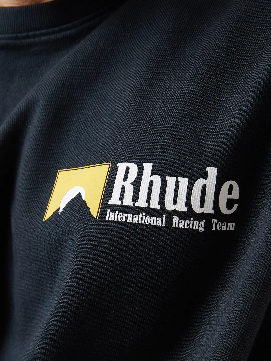 Rhude International Racing Logo T-Shirt - Black