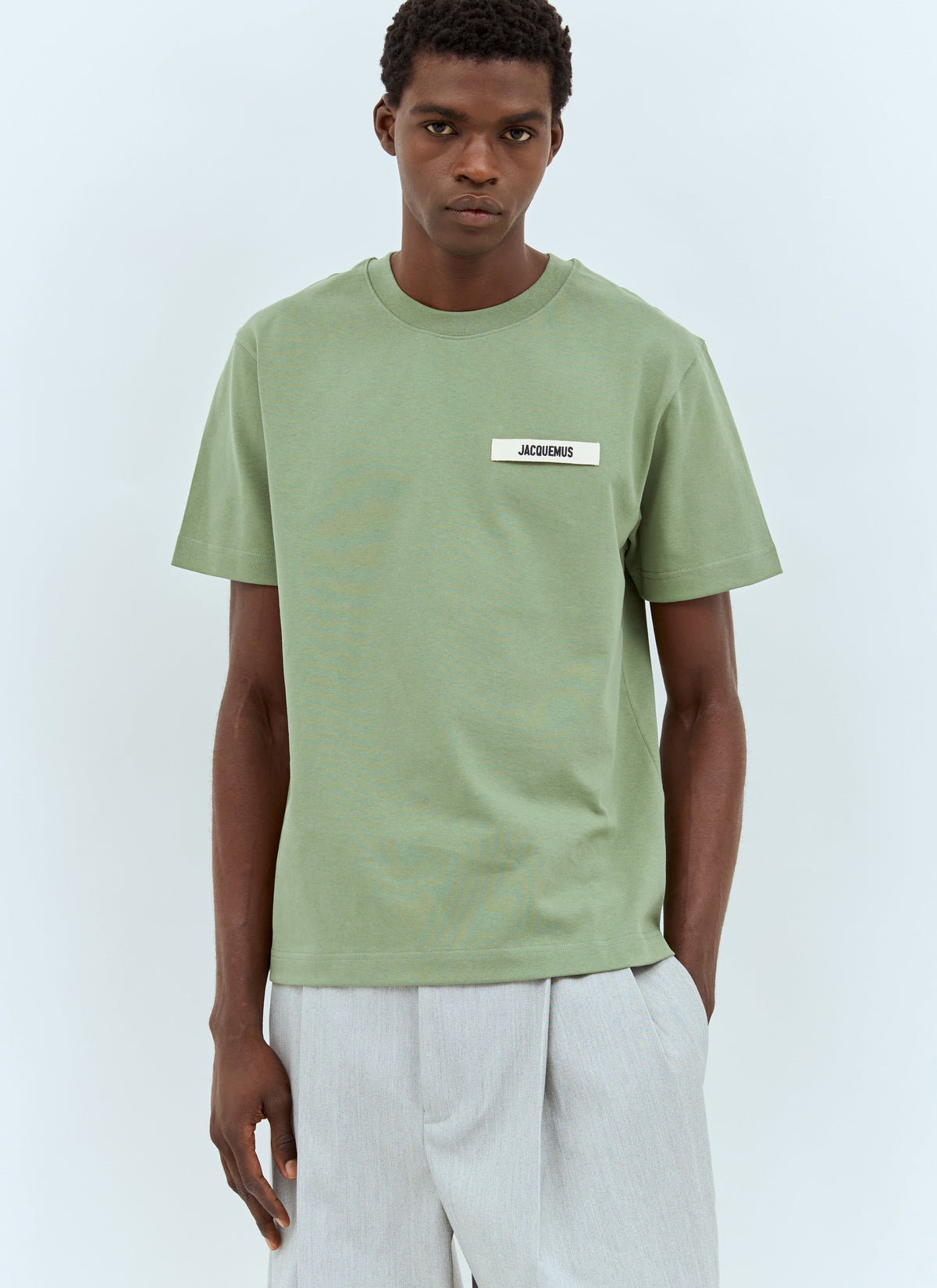 Jacquemus Gros Grain T-Shirt - Light Green