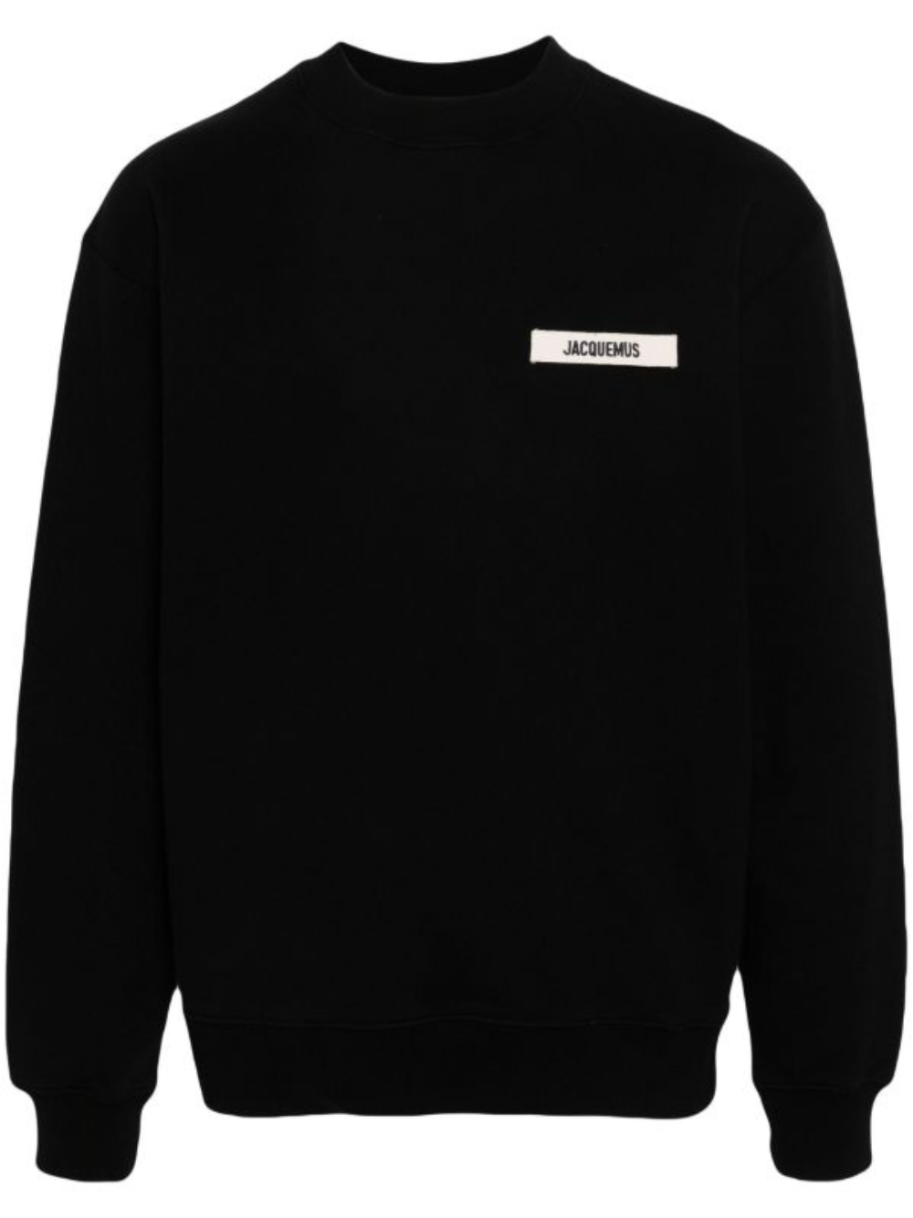 Jacquemus Gros Grain Crewneck - Black