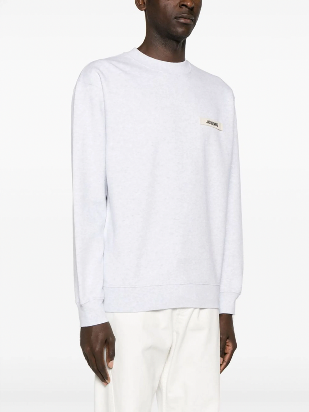 Jacquemus Gros Grain Crewneck - Grey