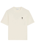 Ami Paris Place des Victoires Print T-Shirt - White Cream