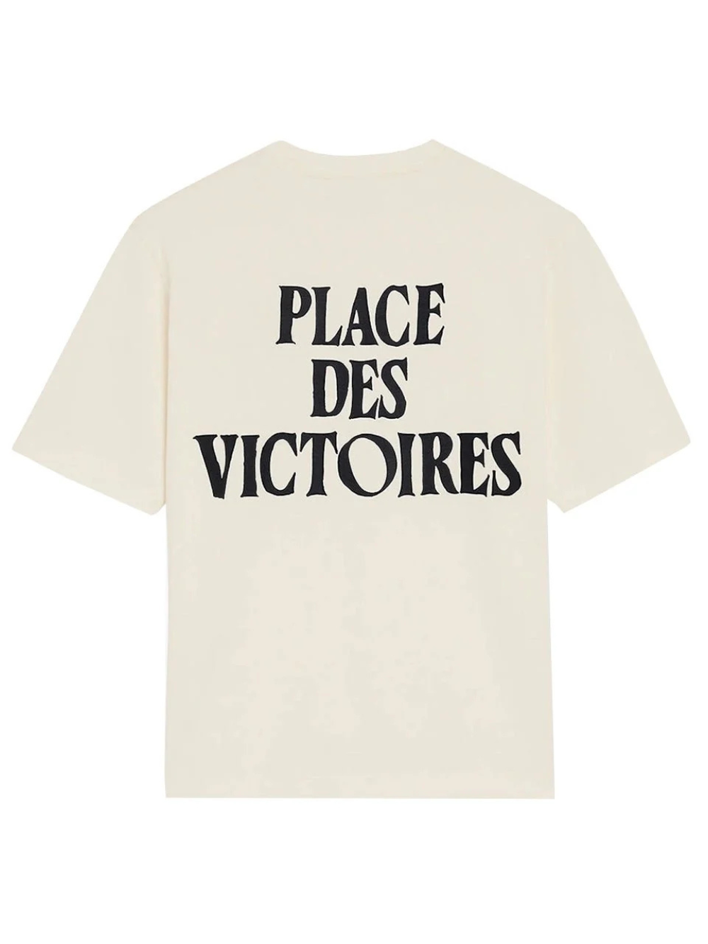 Ami Paris Place des Victoires Print T-Shirt - White Cream