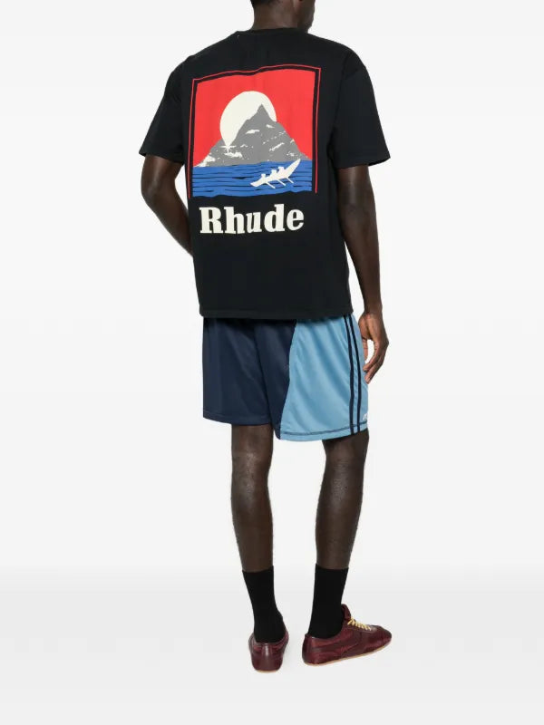 Rhude Moonlight Regatta T-Shirt — Black