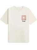 Rhude Chevron Repeat Logo T-Shirt - White/Red
