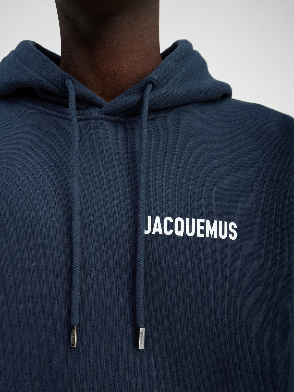 Jacquemus Logo Hoodie - Navy