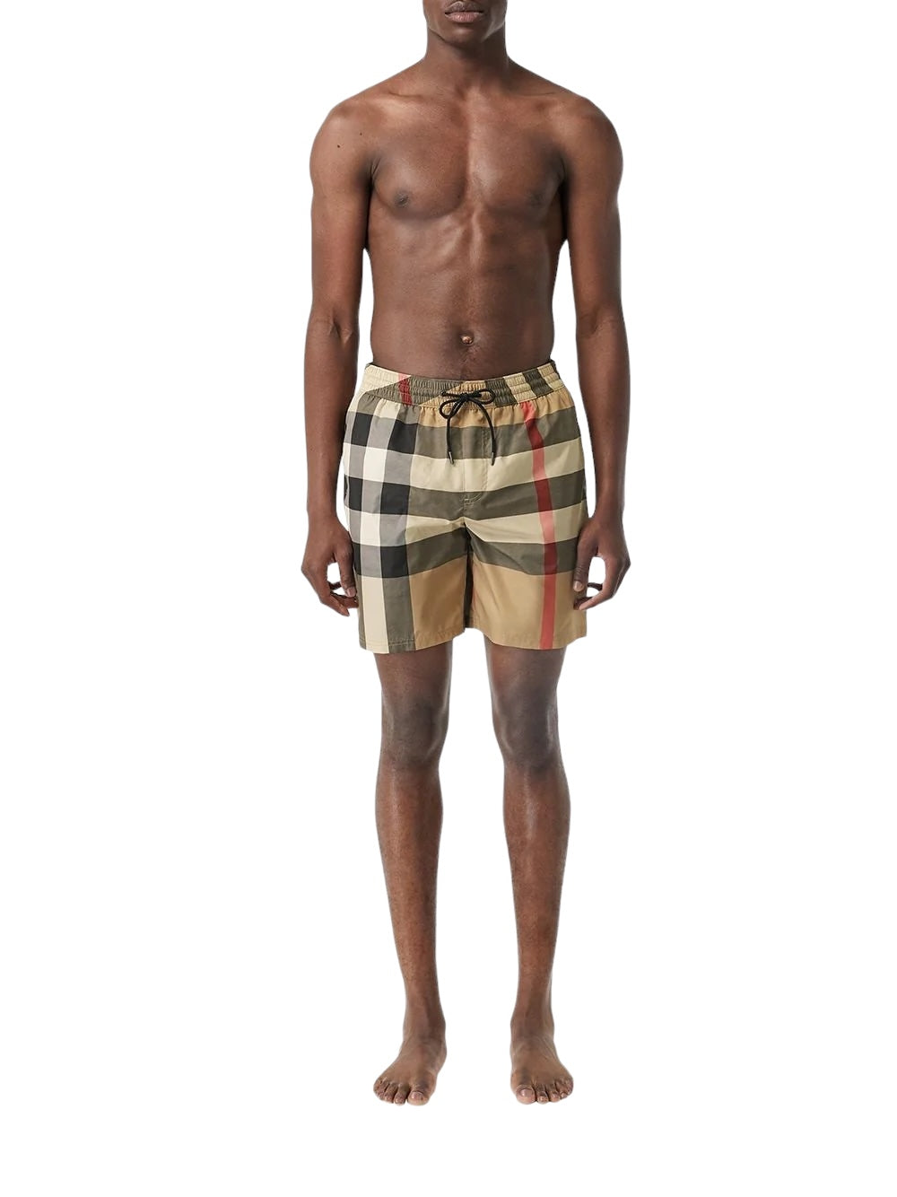 Burberry Check Monogram SwimShorts - Beige